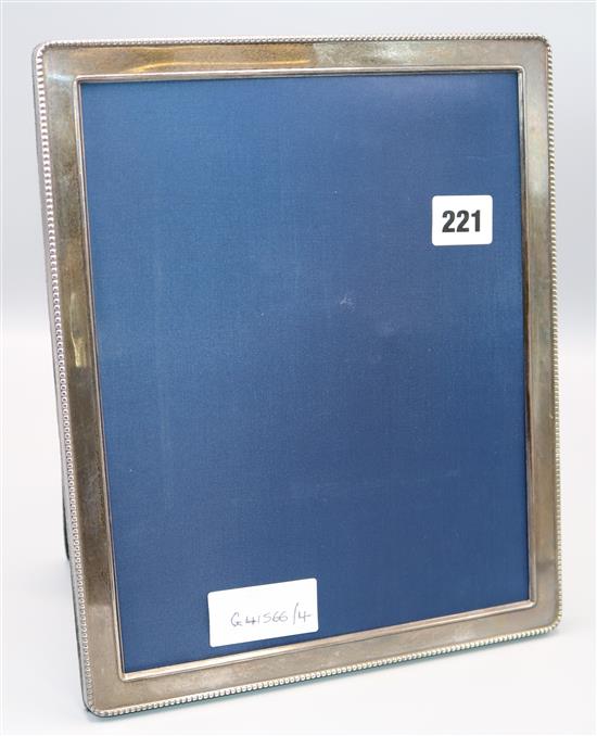 Silver photo frame